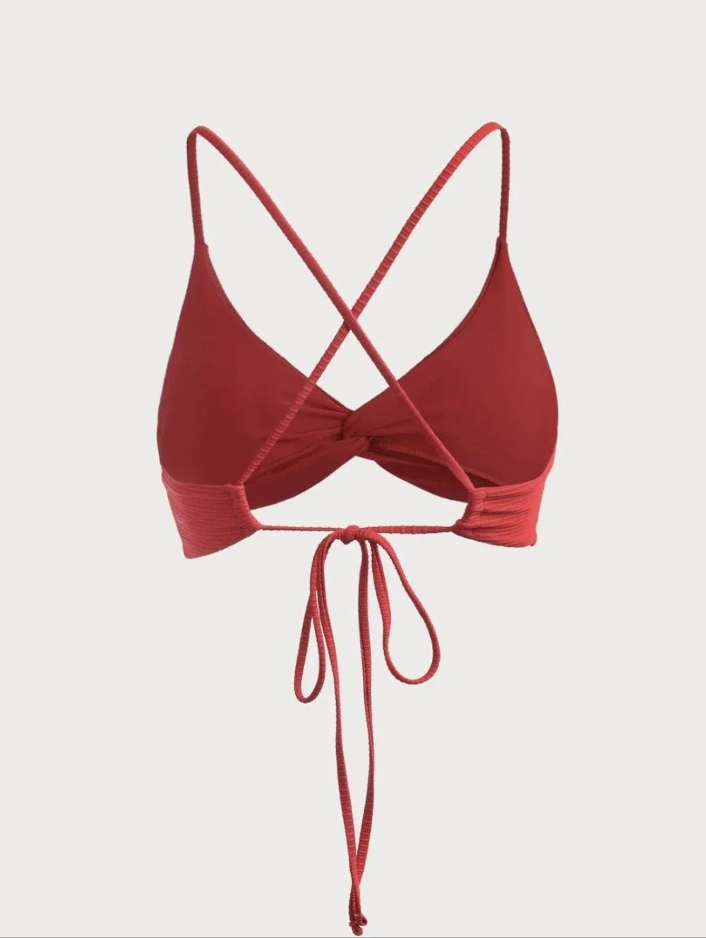NWT Berlook Twist Red Matching Bikini Set